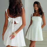 Orizelle | White Broderie Anglaise Mini Dress