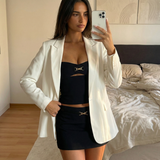 Classic Tailored Open Front Blazer