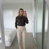Classic Button Up Long Sleeve Women Shirt