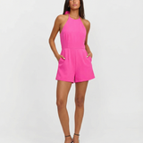 Halter Neck A Line Playsuit