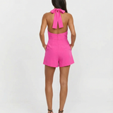 Halter Neck A Line Playsuit