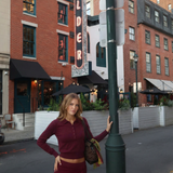 Women Ribbed Knit Polo Sweater Elegant Slim Fit Pullover