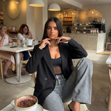 Classic Double Breasted Tailored Blazer