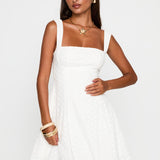 Orizelle | White Broderie Anglaise Mini Dress