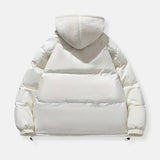 Luxury Winter Puffer Hooded Jacket with Plush Inner Lining