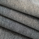 Asymmetric High-Waisted Straight-Leg Jeans in Light Wash Denim