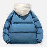Luxury Winter Puffer Hooded Jacket with Plush Inner Lining