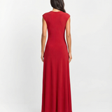 Elegant V-Neck Sleeveless Maxi Dress for Effortless Evening Glamour
