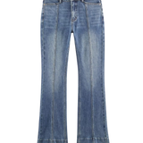 High Waist Bootcut Stretch Denim Jeans