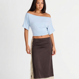 Elegant High Waist Midi Pencil Skirt Minimalist Style