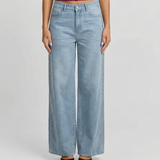 High Waist Classic Wide Leg Denim Jeans