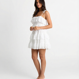 Ruffle Tiered Spaghetti Strap Mini Dress for Romantic Summer Style