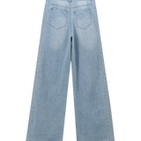 High Waist Classic Wide Leg Denim Jeans