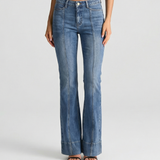 High Waist Bootcut Stretch Denim Jeans