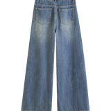 High Waist Loose Wide Leg Denim Jeans
