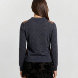 Women Argyle Knit Sweater Casual Slim Fit Pullover
