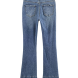High Waist Bootcut Stretch Denim Jeans