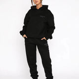 Soft Relaxed Fit Hoodie and Jogger Set for Everyday Comfort