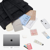 Quilted Shoulder Tote Bag with Soft Padding and Structured Shape