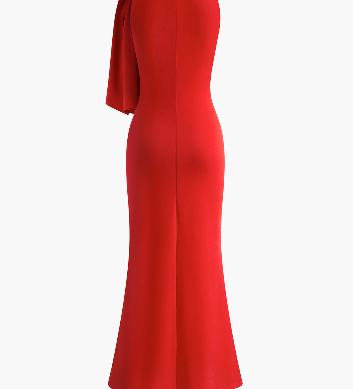 Elegant Bow Shoulder Maxi Dress