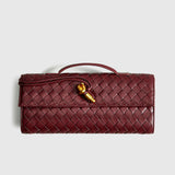 Woven Flap Clutch and Shoulder Bag – Versatile Elegant Design