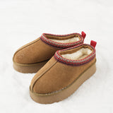 Platform Slip-On Winter Slippers for Warm Everyday Comfort