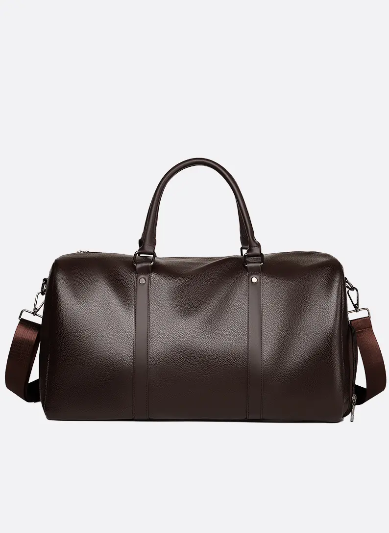 Orizelle | Leather Gym & Travel Duffel Bag – Spacious, Organized & Built for Active Life