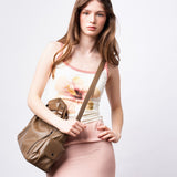 Classic Multi-Pocket Shoulder Bag with Adjustable Strap