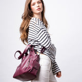Classic Multi-Pocket Shoulder Bag with Adjustable Strap