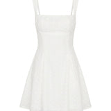 Orizelle | White Broderie Anglaise Mini Dress