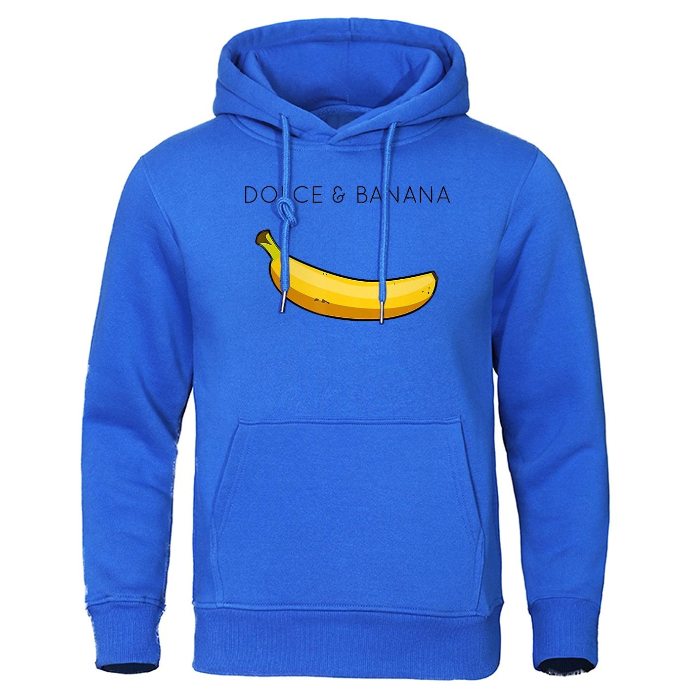 Orizelle | Dolce & Banana Hoodie Graphic Print Oversized Pullover