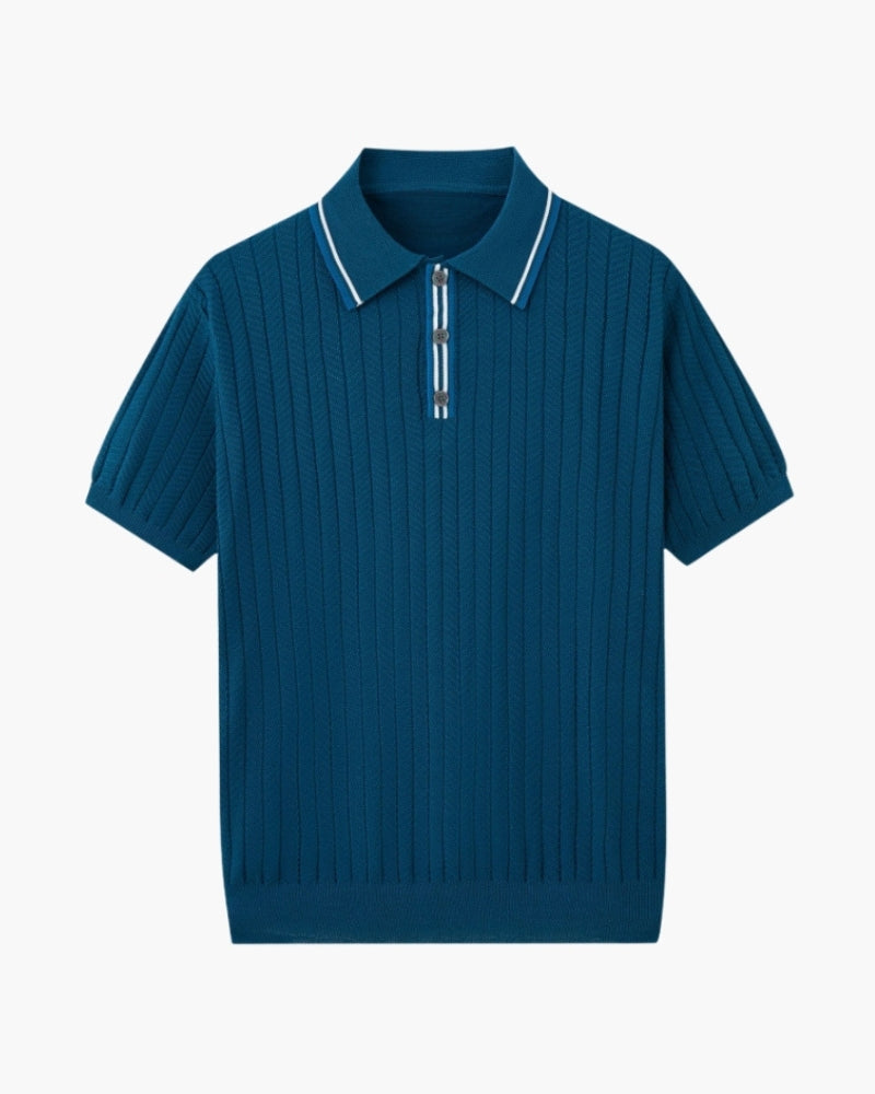 Orizelle | Men's Stylish Summer Polo with a Retro Edge