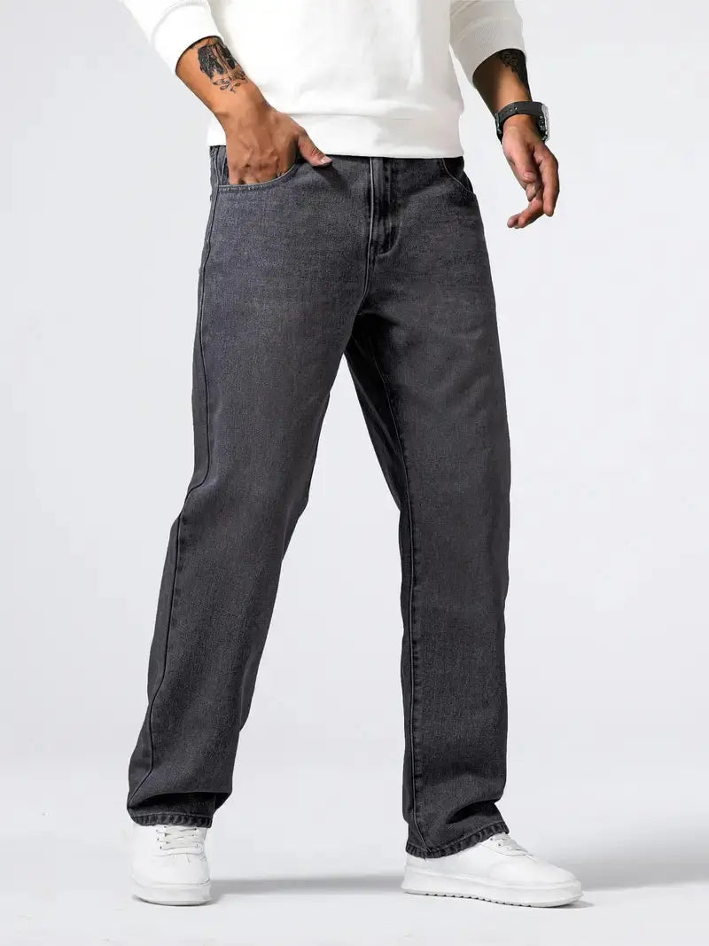 Orizelle | Men's Jeans Stretch Soft Fabric Comfortable Fit