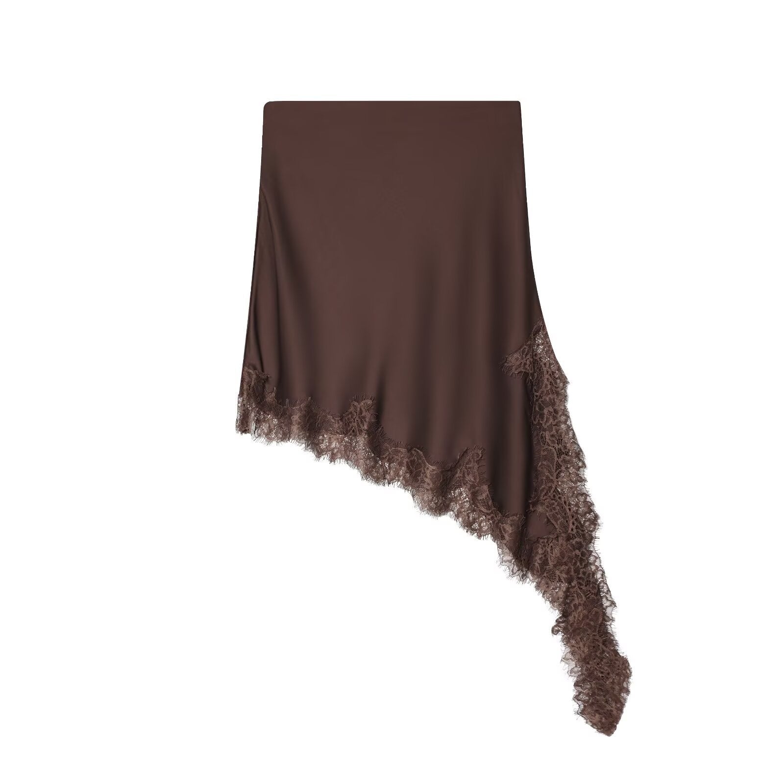Asymmetrical Fringe Midi Skirt Elegant Boho Style