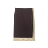 Elegant High Waist Midi Pencil Skirt Minimalist Style