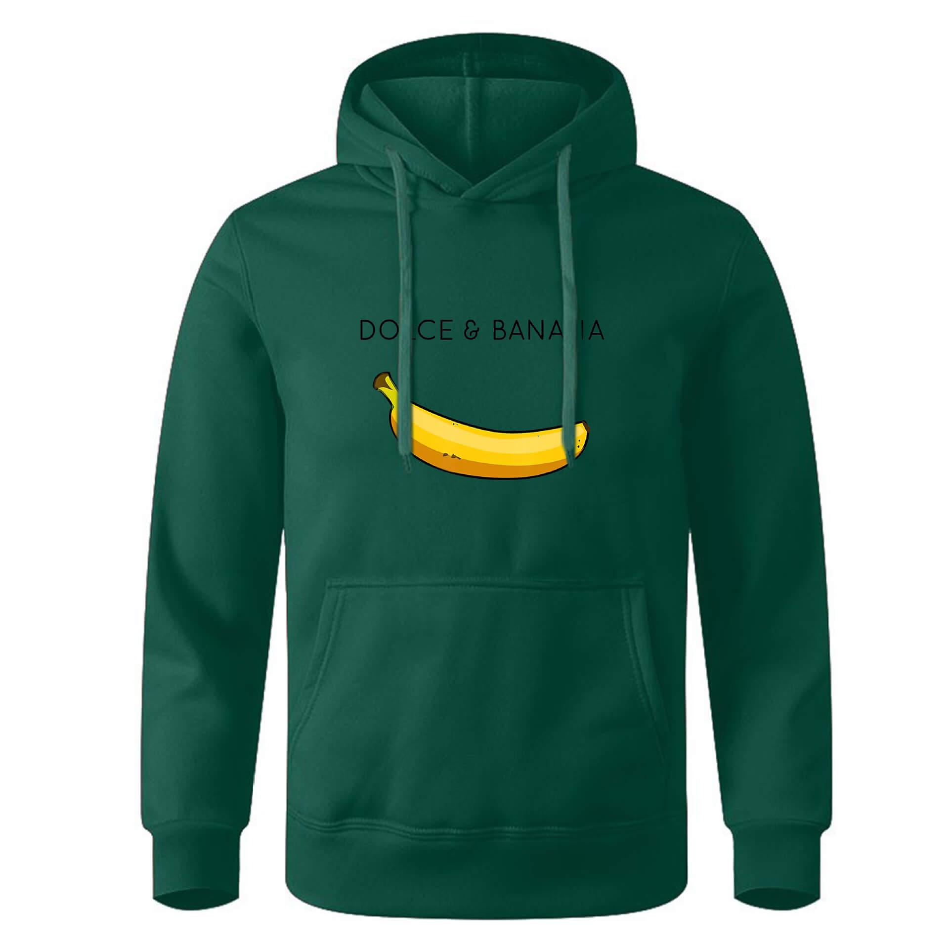 Orizelle | Dolce & Banana Hoodie Graphic Print Oversized Pullover
