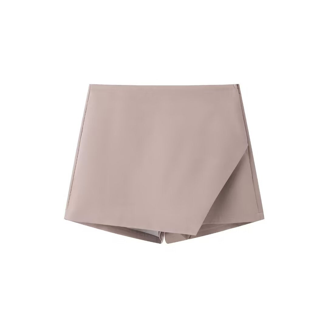 High Waist Minimalist Mini Skort Chic Everyday Style