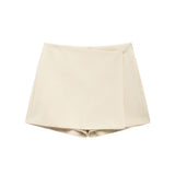 High Waist Minimalist Mini Skort Casual Summer Essential