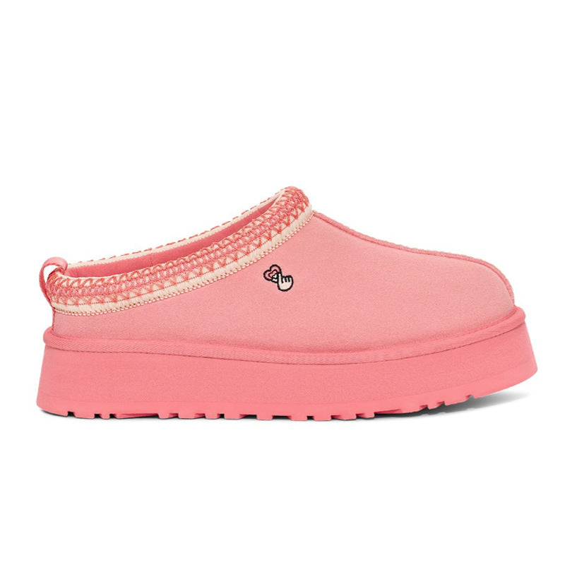 Platform Slip-On Winter Slippers for Warm Everyday Comfort