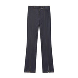 Zip Up Jacket and Straight Leg Pants Casual Lounge Outfit