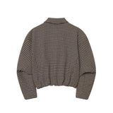 Cable Knit Sweater and Plaid Mini Skirt Elegant Outfit