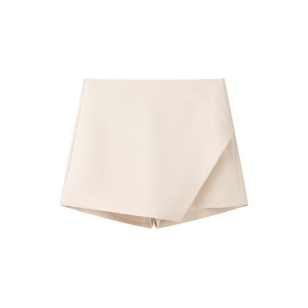 High Waist Minimalist Mini Skort Chic Everyday Style