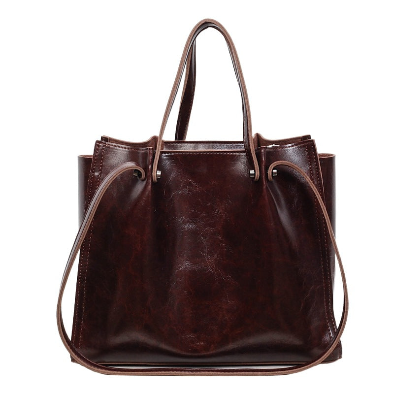 Elegant Vegan Leather Everyday Tote Bag