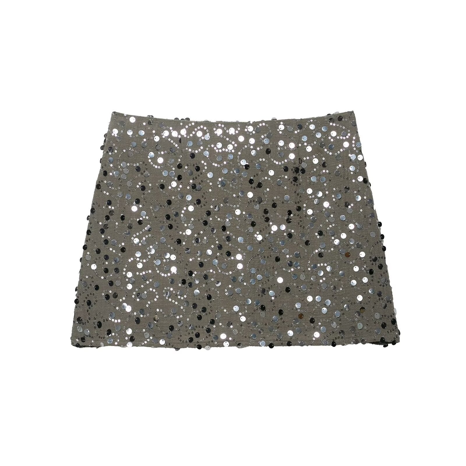 Sequin Mini Skirt Sparkling Party Night Style