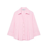 Oversized Relaxed Fit Button Up Shirt for Women