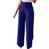 High Waist Tailored Wide Leg Trousers for Elegant Everyday Wear