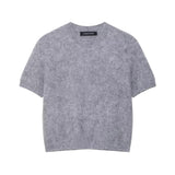 Soft Knit Short Sleeve Sweater Top for Everyday Comfort