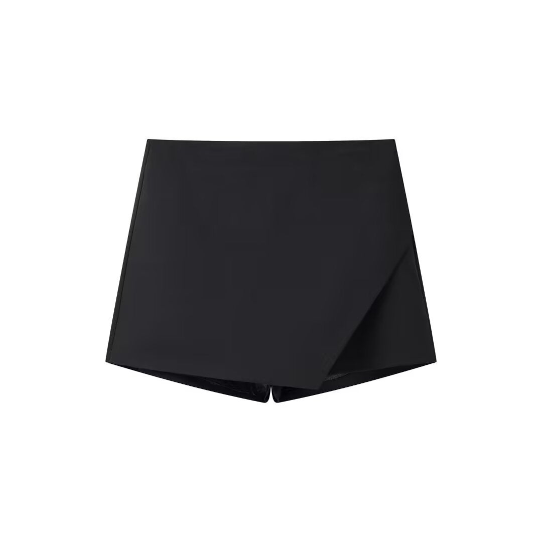 High Waist Minimalist Mini Skort Chic Everyday Style