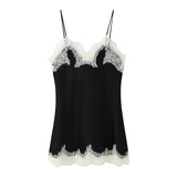 Lace Trim Cami Top and Maxi Skirt Two Piece Set