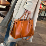 Elegant Vegan Leather Everyday Tote Bag
